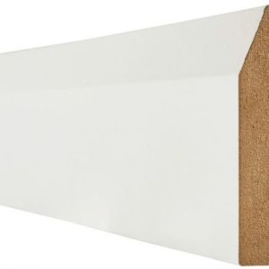 White Chamfered Skirting Pack - Primed - LPD